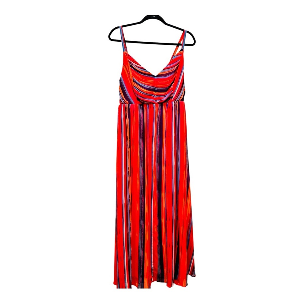 Torrid - Boho Maxi Multi Color Striped Dress - NWOT